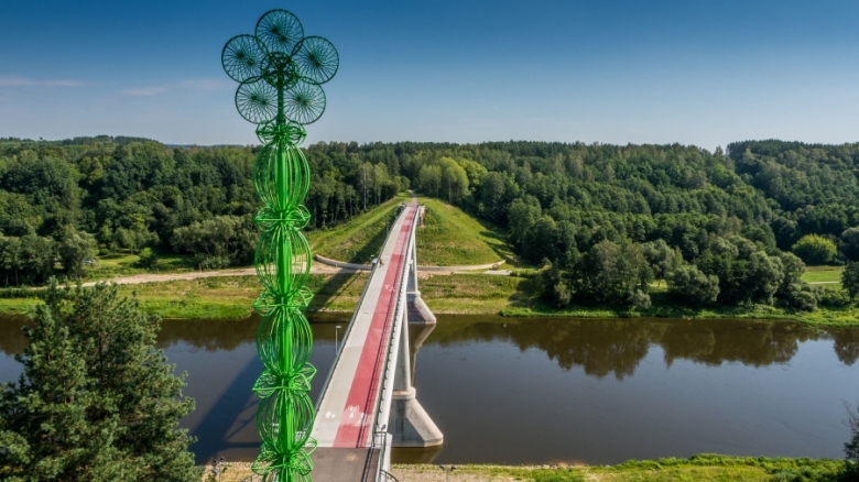 Продукт года Литвы - 2016 пешеходный мост в г. Алитус 3