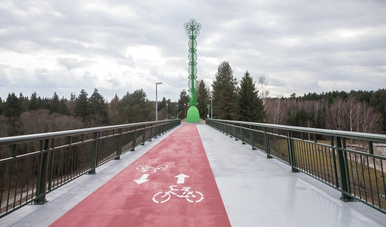 Продукт года Литвы - 2016 пешеходный мост в г. Алитус 7