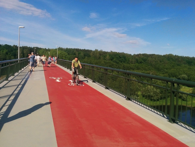 Продукт года Литвы - 2016 пешеходный мост в г. Алитус 6
