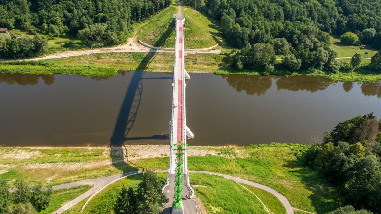 Продукт года Литвы - 2016 пешеходный мост в г. Алитус 4