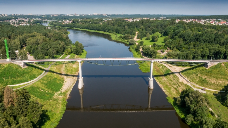 Продукт года Литвы - 2016 пешеходный мост в г. Алитус 1